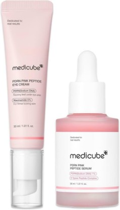 Picture of medicube PDRN Peptide Serum Duo for Face & Eye - PDRN Eye & Facial Serum | Salmon DNA PDRN for Skin Moisture Barrier and Plumping Care, Eye & Facial Care with the Best Korean Skincare, Gifts for Women