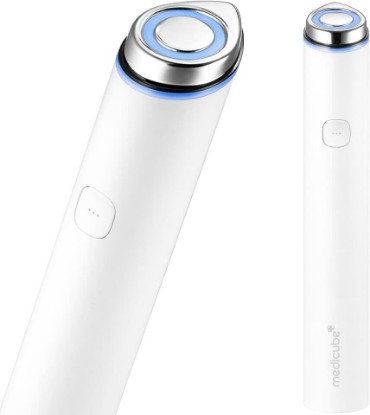 Picture of medicube Mini Booster Pro White | Affordable At-Home Facial Device for Beginners - Portable Glow Booster for Glass Skin, Boosting Skin Care Absorption, Skincare for Teens, Korean Skin Care