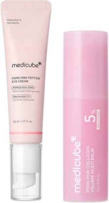 Picture of medicube PDRN Eye & Line Care Duo - PDRN Eye Serum & Multi Balm Stick | Target Fine Lines Around the Eyes, Smile Lines & Neck with Volufiline, Salmon DNA PDRN, Collagen & NAD, Korean Skincare