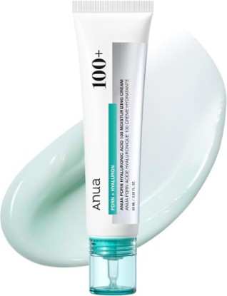 Picture of ANUA PDRN Hyaluronic Acid 100 Moisturizing Cream, 2.02 fl oz | Lightweight, Non-Greasy Hydrating Face Moisturizer with Salmon DNA for Glass Skin, Korean Skincare
