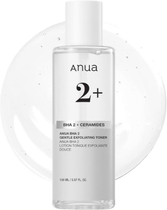 Picture of ANUA BHA 2 Gentle Exfoliating Toner with Salicylic Acid, 5.07 fl.oz | Daily Facial Toner for Pore Care and Smooth Skin, Lightweight Texture with BHA & 6 Ceramides, for Sensitive Skin