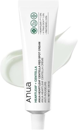Picture of ANUA Heartleaf Centella Red Spot Cream, 1.05 fl oz | Face Moisturizer for Skin Relief, Niacinamide, Panthenol, CICA Calming Care, Barrier Strengthening, Non-Comedogenic