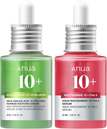 Picture of ANUA Ultimate Spot Duo | Niacinamide 10 + TXA 4 Serum & Azelaic Acid 10 Hyaluron Redness Soothing Serum, Spot Care, Skin Clarifying, Korean Skincare