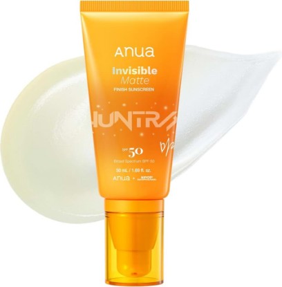 Picture of ANUA Invisible Matte Finish Sunscreen, Broad Spectrum SPF50, Clear Gel, Non Comedogenic UV Filters, All Skin Types, Lightweight Poreless Primer, Kpop Demon Hunters, Korean Skincare, 1.69 fl. oz | Broad Spectrum SPF 50, Clear Gel, Non Comedogenic UV Filters, All Skin Types, Lightweight Poreless Primer, Kpop Demon Hunters