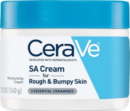 Picture of CeraVe SA Moisturizing Cream, Exfoliates and Softens Rough Skin, 12oz | Skin Care, Smooths Rough Skin with Salicylic Acid, Lactic Acid, Hyaluronic Acid, Niacinamide Fragrance-Free & Allergy Tested