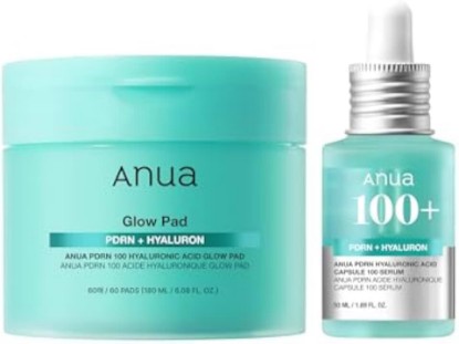 Picture of ANUA PDRN Deep Hydrating Prep & Boost Duo | Youthful looking & Moisture Plumping Synergy, Salmon DNA, Hyaluronic Acid, Sheet mask for Daily Routine, Korean skincare