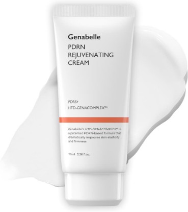 Picture of Genabelle PDRN Rejuvenating Cream - 1,000ppm PDRN Salmon DNA and Patented HTD-GENACOMPLEX for Skin Elasticity, Glass Skin - Ceramide and Tripeptide-1 Face Moisturizer - 2.36 fl.oz (70ml)