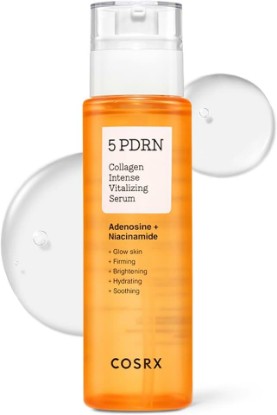 Picture of COSRX 5 PDRN Collagen Serum, Anti-aging, Glass Skin & Plumping, 3.38 fl oz | Korean Skin Care for Glowing, Bouncy Skin with Centella, Lactobacillus Ferment, Plumping Elasticity Care for Dull Skin