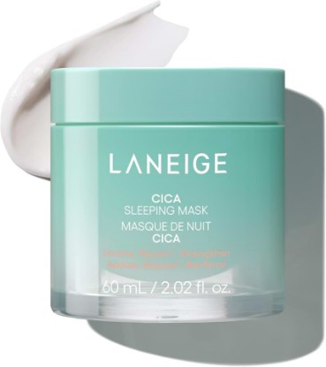 Picture of LANEIGE Cica Sleeping Mask: Korean Sensitive Skin Overnight Hydrating Balm Cream Face Mask with Centella Asiatica for Soothing Nourishment & Barrier Repair| Korean Skin Care