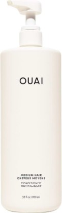 Picture of OUAI Medium Conditioner - Salon Size Hydrating Hair Conditioner (32 Oz) | Coconut, Babassu & Keratin Oil, Strengthens, Repairs, Adds Shine, Paraben & Phthalate Free