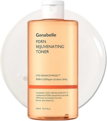 Picture of Genabelle PDRN Rejuvenating Toner - Deep Hydration & Skin Barrier Support with PDRN, Panthenol, Hyaluronic Acid - Soft & Glowing Skin - Glass Skin - 10.14 fl.oz/300ml