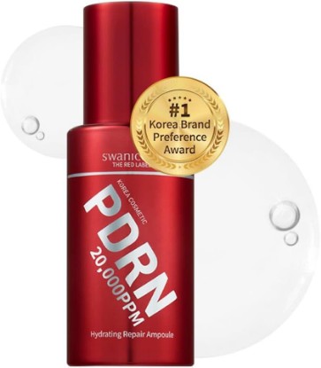 Picture of SWANICOCO Premium 20,000ppm PDRN Serum Ampoule, 99.9% Pure Salmon DNA, 2% Concentration, Anti-Aging, Firming, Plumping, Beach Vacation Essentials, Korean Beauty 30ml 1Fl Oz
