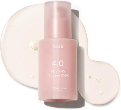 Picture of Abib PDRN Glow Serum 4.0 Pump 1.01 fl oz, 4% Salmon DNA PDRN, Skin Turnover & Revitalization Care, Elasticy, Skin Density, with Peptides, Hyaluronic Acid & Hydrolyzed Collagen, Korean Skin Care