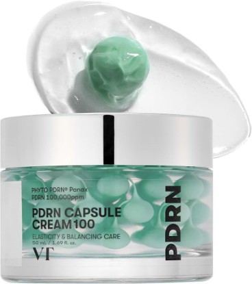 Picture of VT COSMETICS PDRN Capsule Cream 100, 1.69 fl. oz. | Hydrating Face Moisturizer, 100,000ppm PDRN, Hyaluronic Acid, 9 Peptides, Firming & Plumping Nourishing Cream
