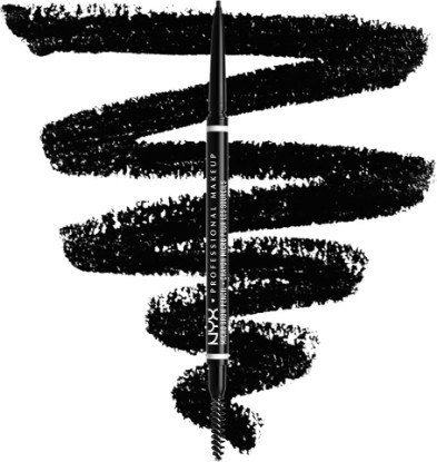 Picture of NYX PROFESSIONAL MAKEUP Micro Brow Pencil, Precise Eyebrow Pencil - Black