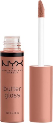 Picture of NYX PROFESSIONAL MAKEUP Butter Gloss, Non-Sticky Lip Gloss - Madeleine (Mid-Tone Nude)