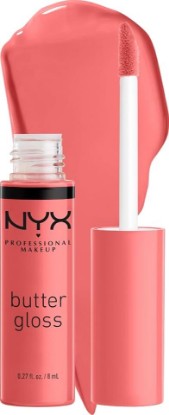 Picture of NYX PROFESSIONAL MAKEUP Butter Gloss, Non-Sticky Lip Gloss - Creme Brulee (Natural)