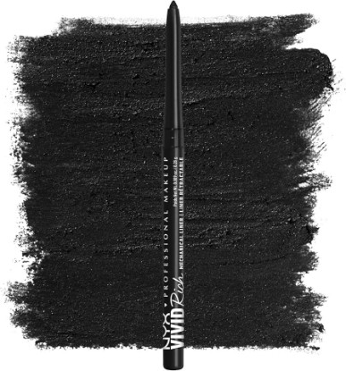 Picture of NYX PROFESSIONAL MAKEUP Mechanical Eye Pencil,Vivid Rich Mechanical, Creamy Retractable Eyeliner - Always Onyx, Black Eyeliner