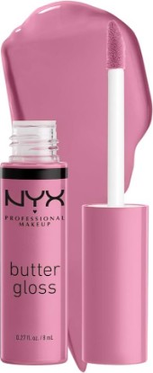 Picture of NYX PROFESSIONAL MAKEUP Butter Gloss, Non-Sticky Lip Gloss - Eclair (Pink)