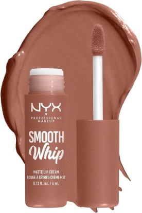Picture of NYX PROFESSIONAL MAKEUP Smooth Whip Matte Lip Cream, Long Lasting, Moisturizing, Vegan Liquid Lipstick - Pancake Stacks (Cool Beige Nude)