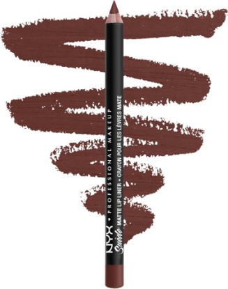Picture of NYX PROFESSIONAL MAKEUP Matte Suede Lip Liner, Velvety-Smooth, Long-Lasting Formula For A Defined Lip Makeup Look - The OG Brew (Brown)