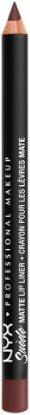 Picture of NYX PROFESSIONAL MAKEUP Suede Matte Lip Liner, Velvety-Smooth, Long-Lasting Formula For A Defined Lip Makeup Look - Cold Brew (Brown)