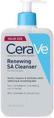 Picture of CeraVe Renewing SA Cleanser 8 oz Salicylic Acid Body Cleanser for Rough and Bumpy Skin