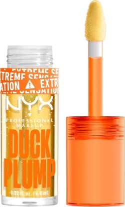 Picture of NYX PROFESSIONAL MAKEUP Duck Plump High Pigment Lip Gloss, Lip Plumper Gloss with Spicy Ginger - Clearly Spicy