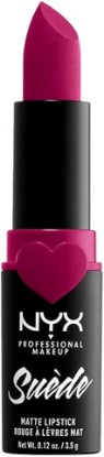 Picture of NYX PROFESSIONAL MAKEUP Suede Matte Lipstick, Vegan Formula - Sweet Tooth (Fuschia)