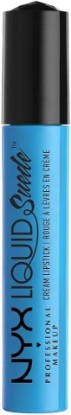 Picture of NYX PROFESSIONAL MAKEUP Liquid Suede Cream Lipstick - Little Denim Dress (Bright Sky Blue)