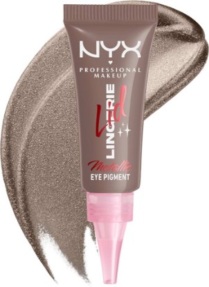Picture of NYX PROFESSIONAL MAKEUP Lingerie Lid Lingerie Cream Eye Pigment, Eyeshadow, Up to 24H Wear, Granite Grind, 0.2 fl oz
