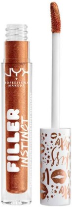 Picture of NYX PROFESSIONAL MAKEUP Filler Instinct Plumping Lip Polish, Lip Plumper Gloss - New Money (Copper Gold)