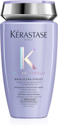Picture of Kerastase Blond Absolu Bain Ultra-Violet Shampoo - Neutralizes Brassy Undertones, With Blue and Violet Pigments, Restores Shine and Softness