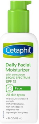 Picture of Cetaphil Fragrance Free Daily Facial Moisturizer, SPF 15, 4 Ounce