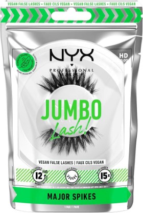 Picture of NYX PROFESSIONAL MAKEUP Jumbo Lash! Vegan False Eyelashes, Up to 12HR Wear, Reusable Fake Lashes - Major Spikes