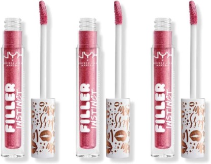 Picture of NYX PROFESSIONAL MAKEUP Filler Instinct Plumping Lip Polish, Lip Plumper Gloss - Major Mouthage (Plum Rose Gold)