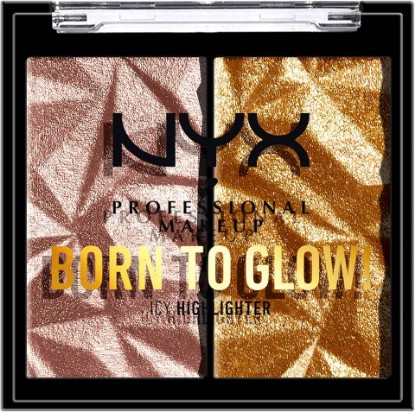 Picture of NYX PROFESSIONAL MAKEUP Born To Glow Icy Highlighter Duo - Rock Candy