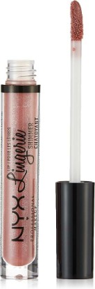 Picture of NYX PROFESSIONAL MAKEUP Lip Lingerie Shimmer, Lip Gloss - Honeymoon, Mauve Pink