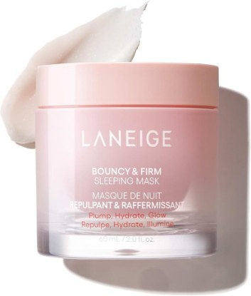 Picture of LANEIGE Bouncy & Firm Sleeping Mask: Korean Overnight Face Mask to Plump, Firm, & Boost Elasticity, with Peony & Collagen Complex for Visibly Plumper, Hydrated Skin | Korean Skin Care