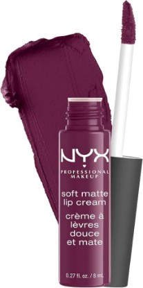 Picture of NYX PROFESSIONAL MAKEUP Soft Matte Lip Cream, Lightweight Liquid Lipstick - Transylvania (Matte Deep Violet)