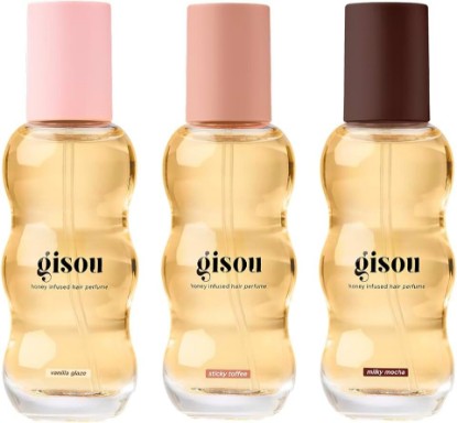 Picture of Gisou Glazed Scents Trio – Honey Infused Hair Perfume Minis Gift Set with Fall-Inspired Scents for Long-Lasting Shine & Hydration