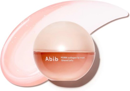 Picture of Abib PDRN Vegan Collagen Lip Mask Glazed Jelly 0.38 fl oz | Korean Lip Butter Balm Overnight Sleeping Mask Hydrating Care Moisturizer Treatment for Flakey, Dry Lips