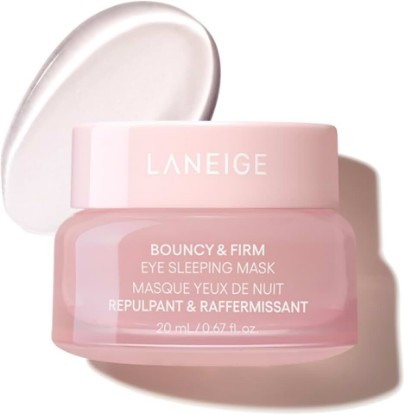 Picture of LANEIGE Bouncy & Firm Eye Sleeping Mask: Depuff and Firm with Peony & Collagen Complex, Ceramide, & 5D Hyaluronic Acid