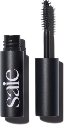 Picture of Saie Mini Mascara 101 - Lash Lengthening Mascara for Thick, Bold, Lifted Lashes - Buildable Eye Makeup Formulated to Strengthen and Condition with Rich Nutrients - Black (0.17 oz)
