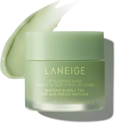 Picture of LANEIGE Lip Sleeping Mask: Hydrating & Nourishing Korean Overnight Lip Treatment Mask with Shea Butter, Vitamin C & Murumuru, Antioxidants For Flaky, Dry Lips | Korean Skin Care, Matcha Bubble Tea