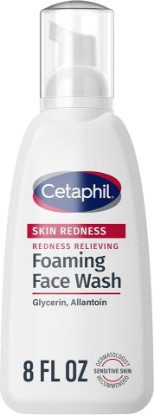 Picture of Cetaphil Redness Relieving Foaming Face Wash, Sensitive Skin, 8oz | Gentle Foaming Cleanser, Calms Redness And Irritation, Rosacea-Prone Skin, Non-Drying, Dermatologist Recommended