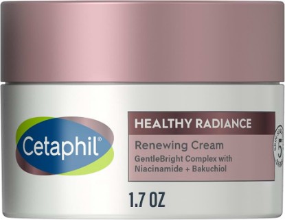 Picture of Cetaphil Healthy Radiance Brightening Face Cream, Sensitive Skin, 1.7oz | Dark Spot Corrector, Fragrance Free, Hypoallergenic, Sensitive Skin, 1.7Oz, Visibly Brightens, Dermatologist Recommended