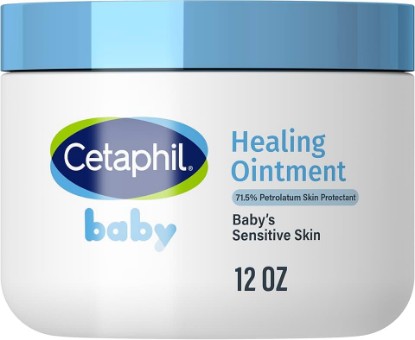 Picture of Cetaphil Baby Healing Ointment Diaper Rash Cream, Sensitive Skin, 12oz | Zinc Oxide Formula, Soothes & Protects Irritated Skin, Gentle For Newborns, Dermatologist-Tested Baby Skin Care