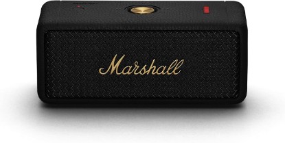 Picture of Marshall Emberton II Portable Bluetooth Speaker, Black & Brass