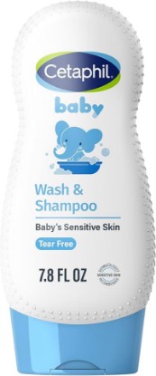 Picture of Cetaphil 2-in-1 Baby Shampoo & Body Wash, Tear Free, Calendula, 7.8oz | 2-In-1 Baby Wash And Shampoo, Organic Calendula, Tear Free, Paraben Free, Newborn Sensitive Skin, No Colorants Or Mineral Oil